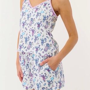 Roller Rabbit slumber party LIMITED edition Sleepwear Set